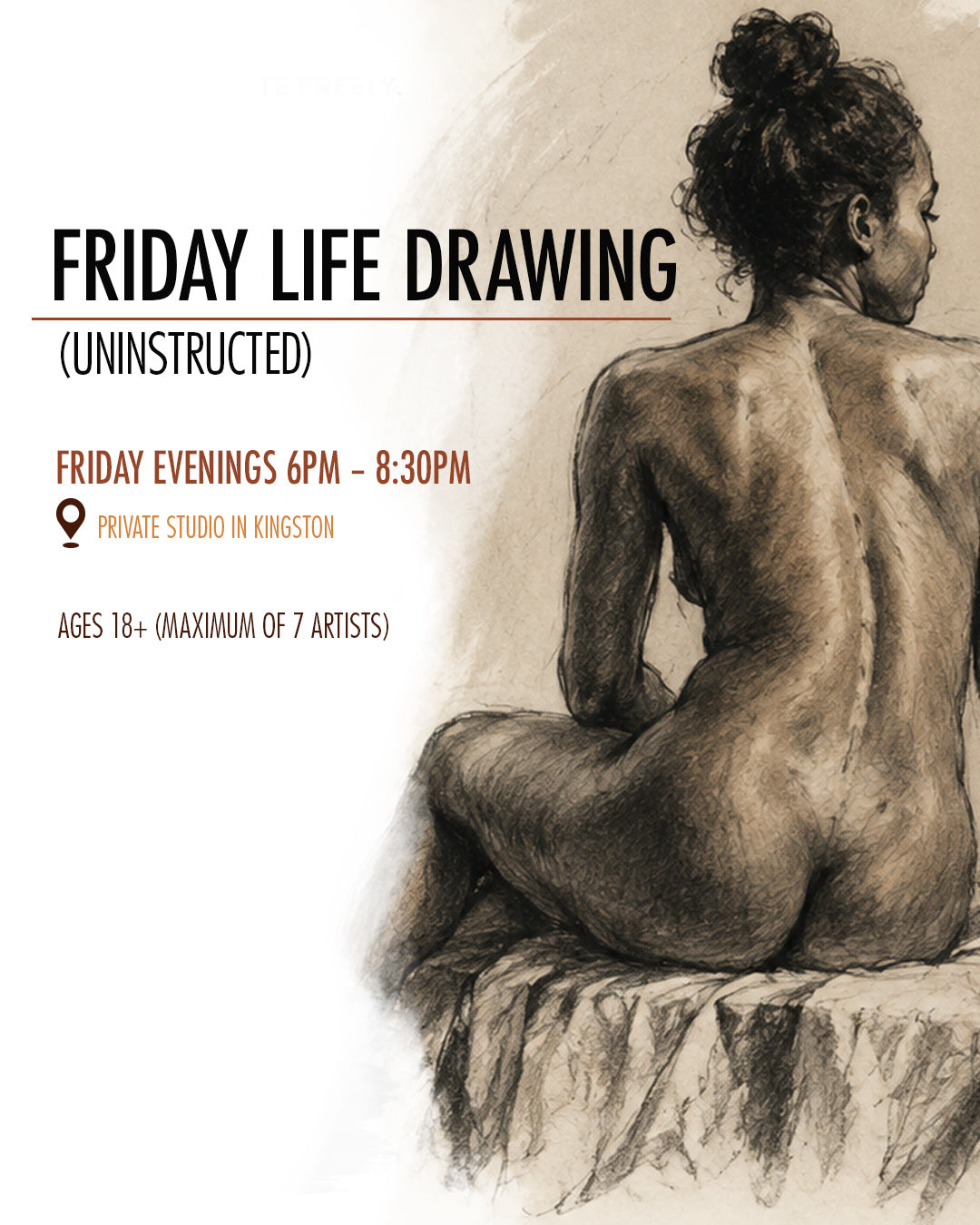 Friday Life Drawing Class
